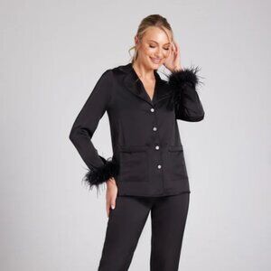 Nadine Merabi Darcie Black Pyjamas Set